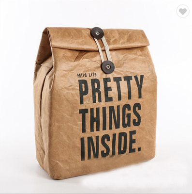 Bon prix Sacs de déjeuner en papier kraft brun isolé OEM Sacs de refroidisseur thermique pour pique-nique alimentaire en ligne