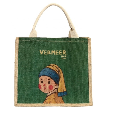 Bon prix Sacs à main de jute imprimés sur mesure en ligne