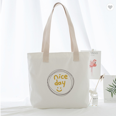 Bon prix Un sac en coton Calico 6 oz pour faire du shopping en ligne