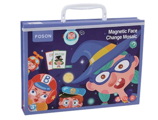 Bon prix ECO Jouets éducatifs en bois pour tout-petits Magnétique Face drôle Puzzle Puzzle Pour 2 ans en ligne