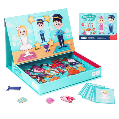Impression CMYK éducative Magnétique Puzzle Jeux de puzzle Reconnaissance vestimentaire pour les enfants