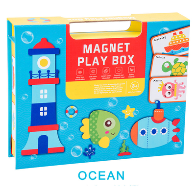Bon prix Enfants éducatifs Puzzles d'animaux magnétiques Océan Jouets d'apprentissage préscolaire Pour les enfants de 6 ans en ligne