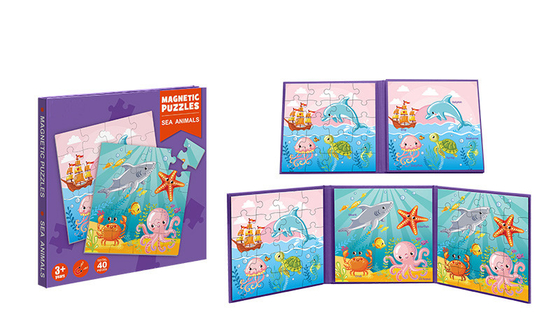 Bon prix Jouets éducatifs pré-scolaires magnétiques Animaux de mer Puzzles pour enfants de 3 ans + en ligne